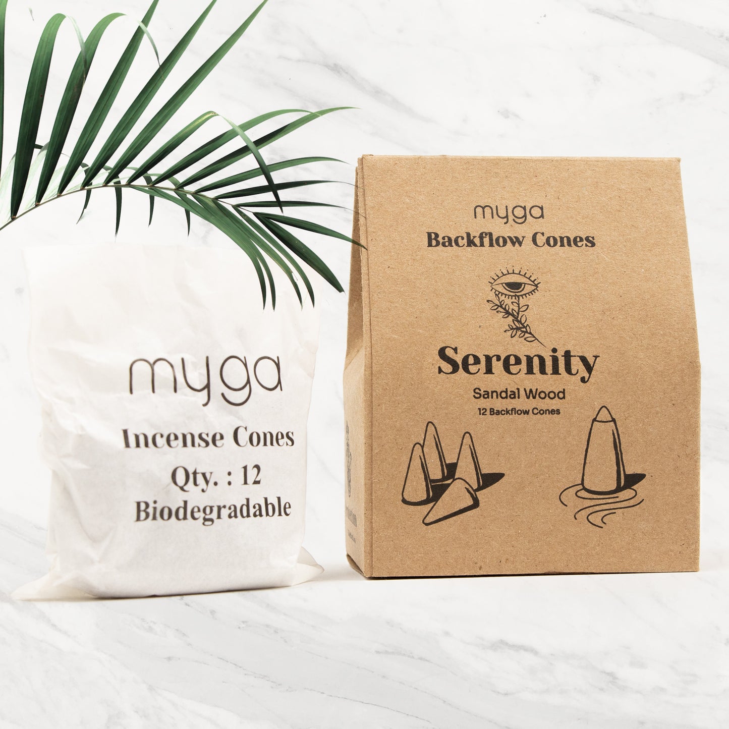 Backflow Incense Cones - Sandalwood Serenity