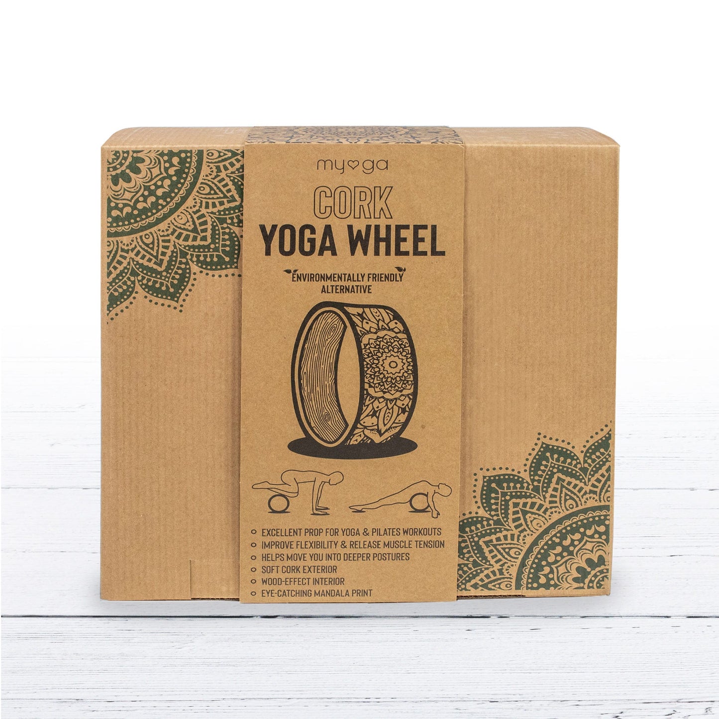 Cork Yoga Wheel