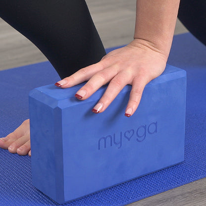 Yoga Blocks & Strap Set - Blue