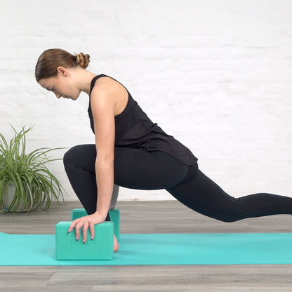 Yoga Blocks & Strap Set - Turquoise
