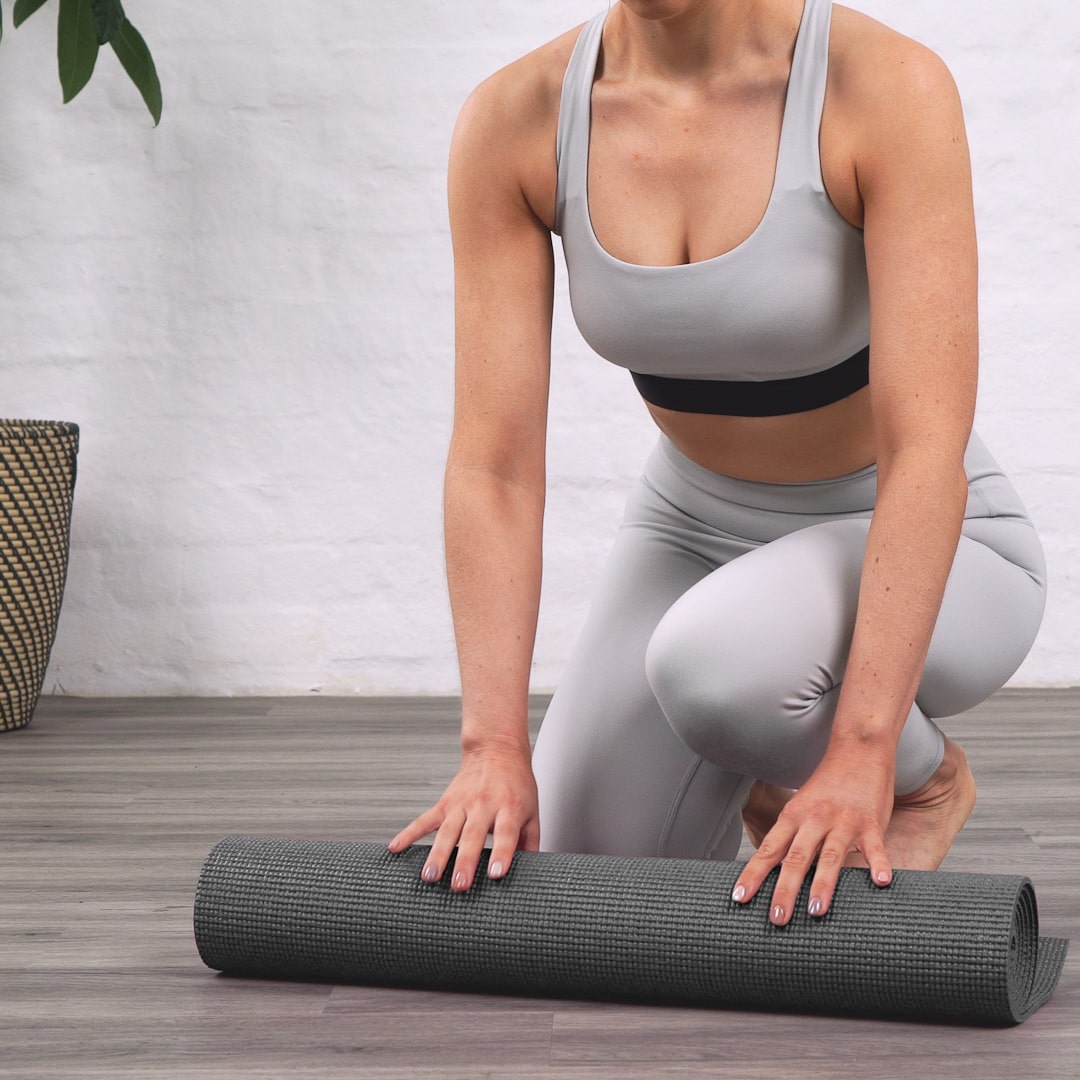 Yoga Mat - Black - Non-Slip Exercise Mat for Yoga & Fitness