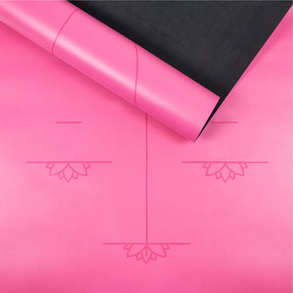 Extra Large Pink Alignment Yoga Mat