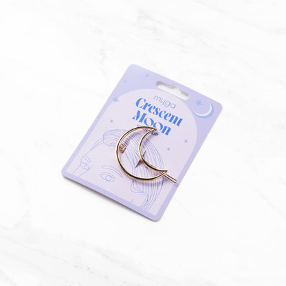 Crescent Moon Hair Clip