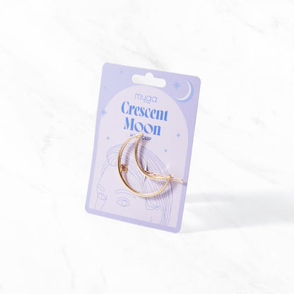 Crescent Moon Hair Clip