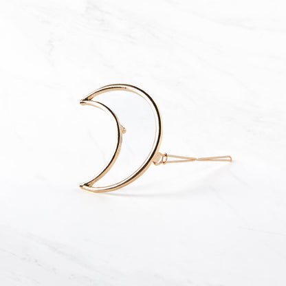 Crescent Moon Hair Clip
