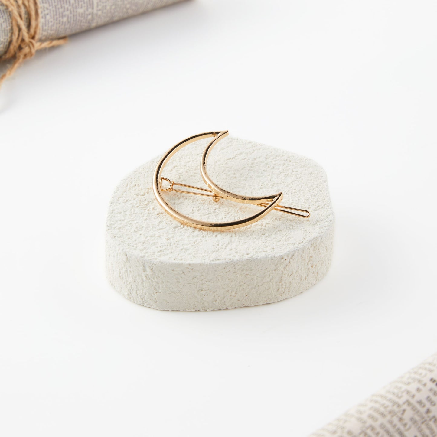 Crescent Moon Hair Clip