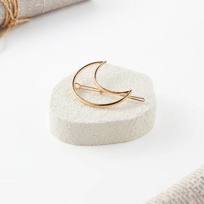Crescent Moon Hair Clip