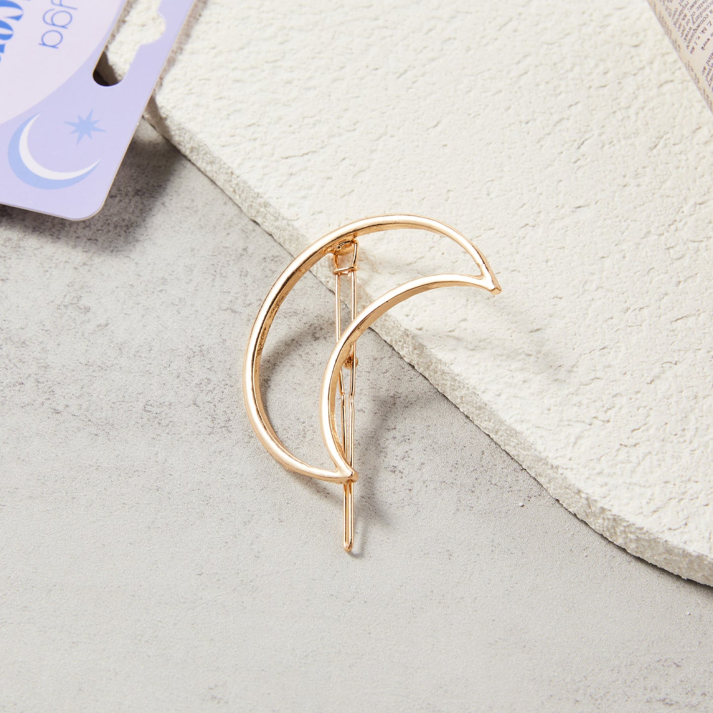 Crescent Moon Hair Clip