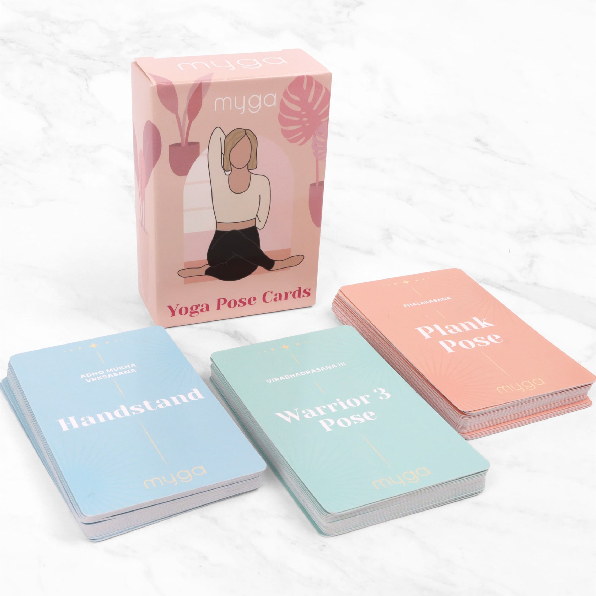 Affirmation Yoga Pose Cards –