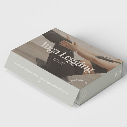 High-Waisted 7/8 YULA Yoga Leggings - Dark Grey
