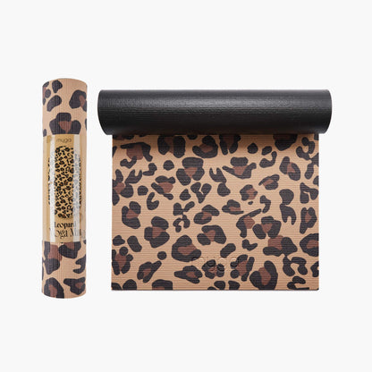 Leopard Mat For Yoga & Fitness Non Slip