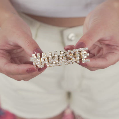 Namaste Pearl Hair Clip