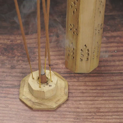 Incense Tower - Wooden Octagon