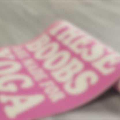 Breast Cancer Awareness Charity CoppaFeel! Yoga Boobs Mat