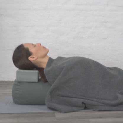 Fleece Yoga Blanket - Grey