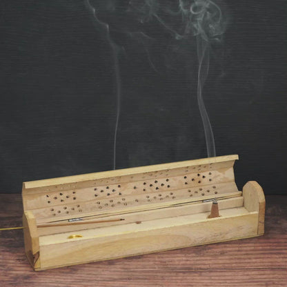 Wooden Incense Box - Ornament Cutout