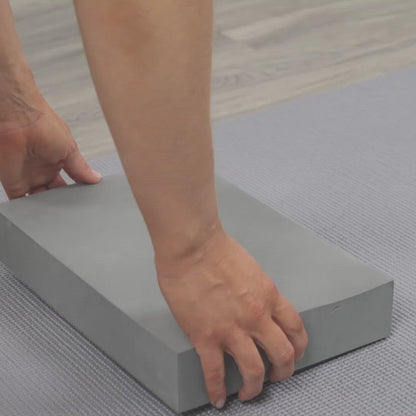 Extra Large Foam Yoga Block - Grey