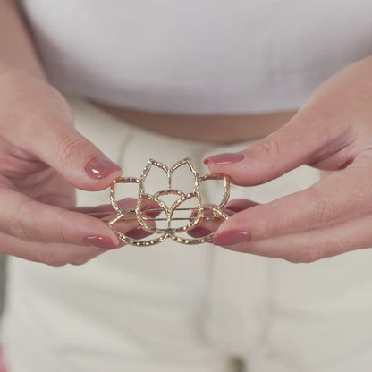 Lotus Flower Hair Clip