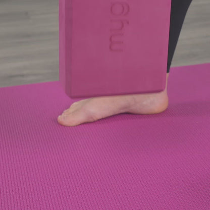 Foam Yoga Block - Plum