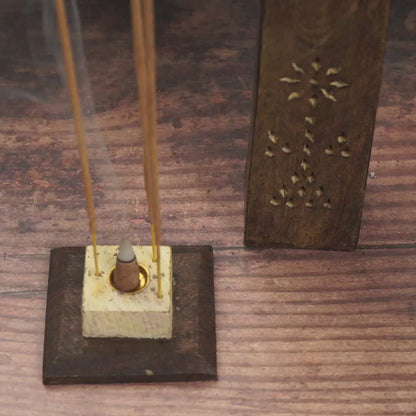 Incense Tower - Stained Wood