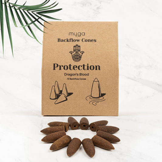 Backflow Incense Cones - Dragon's Blood Protection