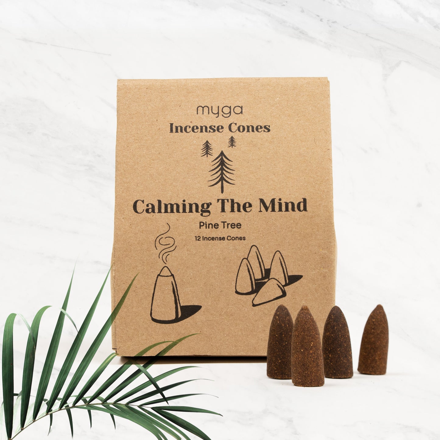 Dhoop Incense Cones - Pine Tree Calming The Mind