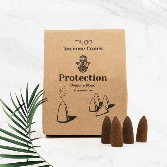 Dhoop Incense Cones - Dragon's Blood Protection