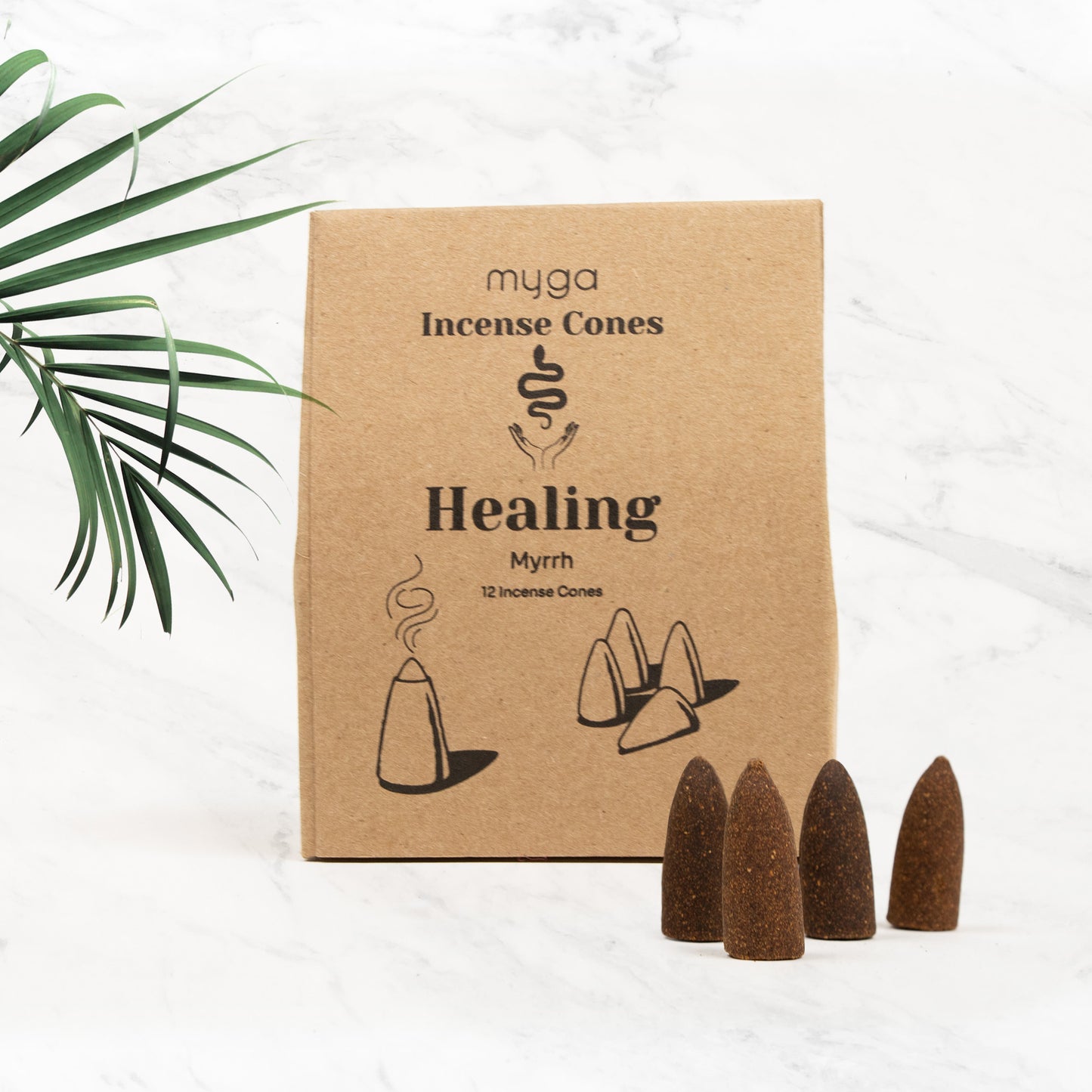 Dhoop Incense Cones - Myrrh Healing