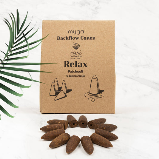 Backflow Incense Cones - Patchouli Relax