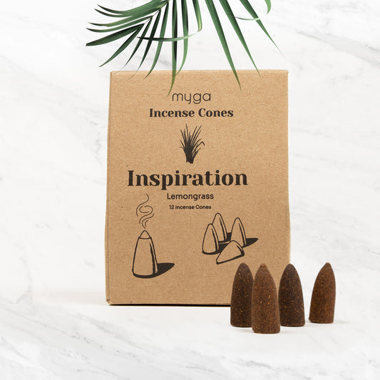 Dhoop Incense Cones - Lemongrass Inspiration