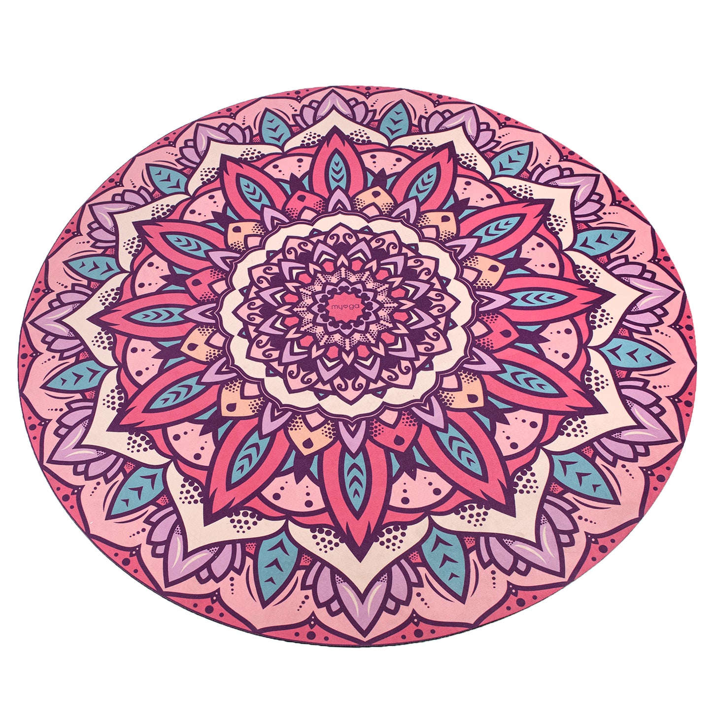Round Yoga Meditation Mat - Mandala