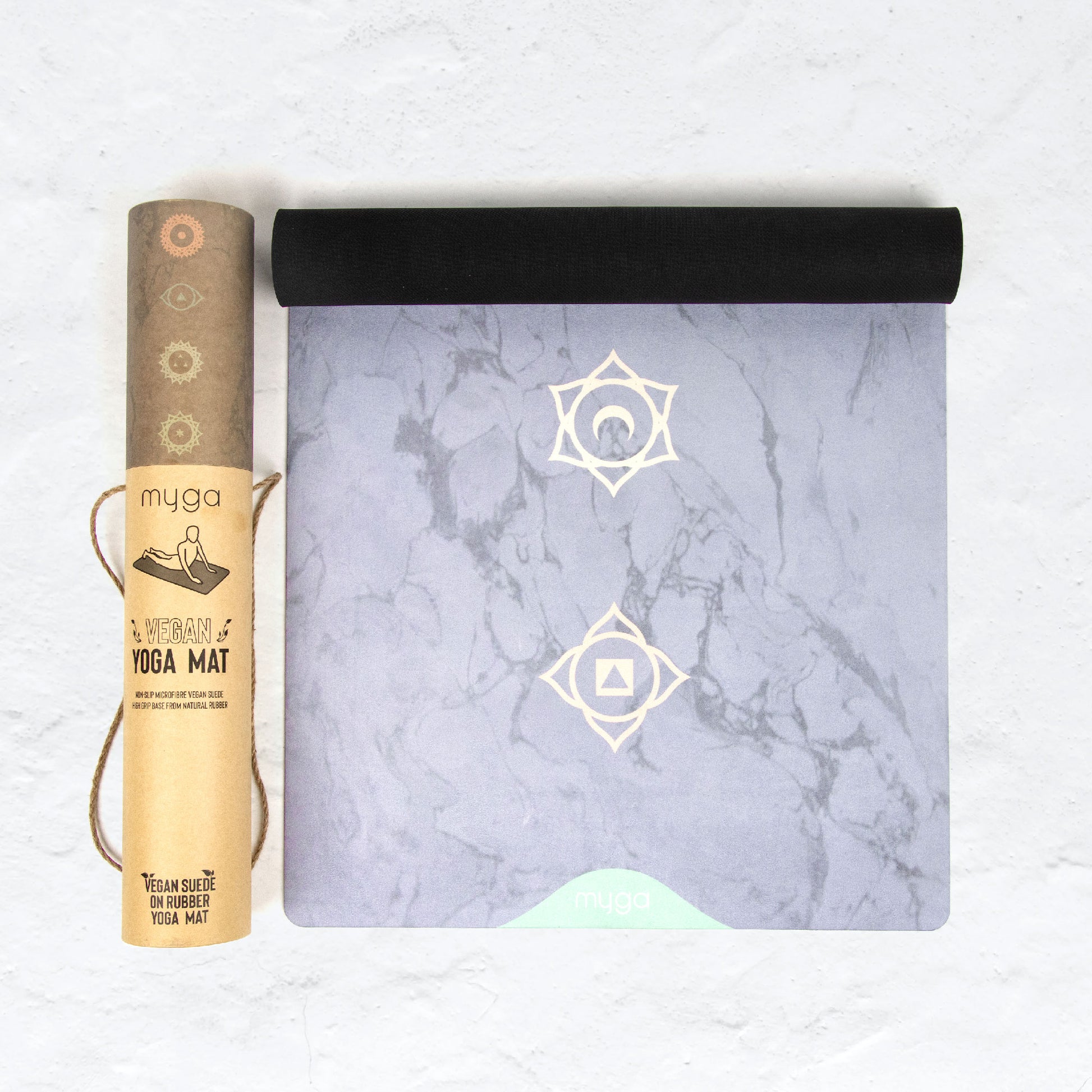 Chakra Luxurious Vegan Suede Yoga Mat –