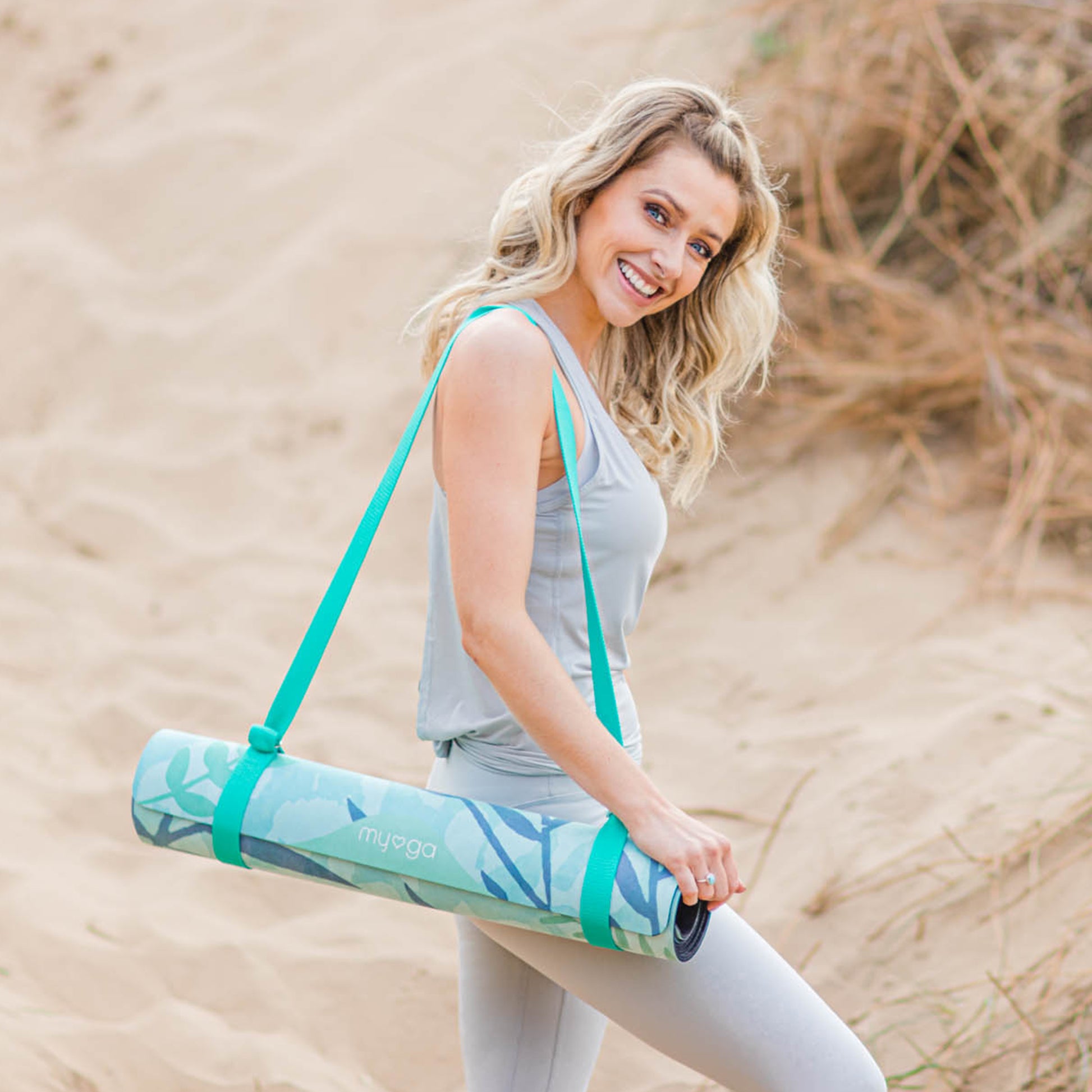 Peacemaker Luxurious Vegan Suede Rubber Yoga Mat –