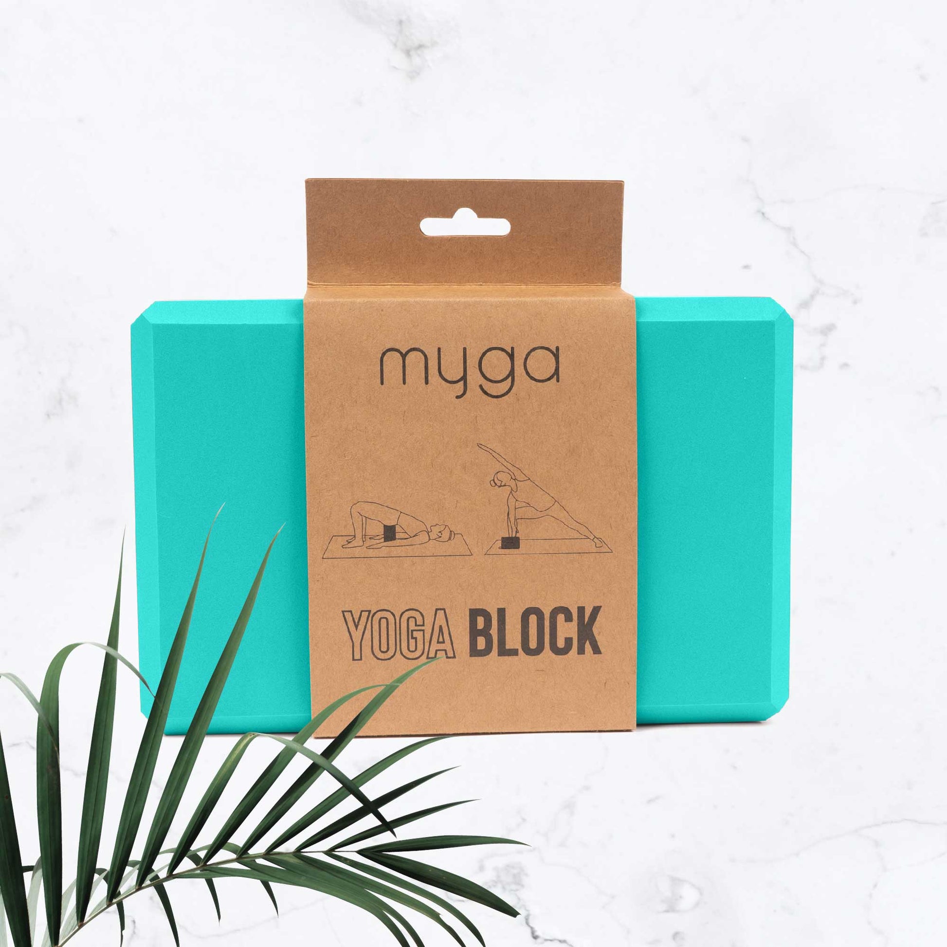 Foam Yoga Block - Turquoise –