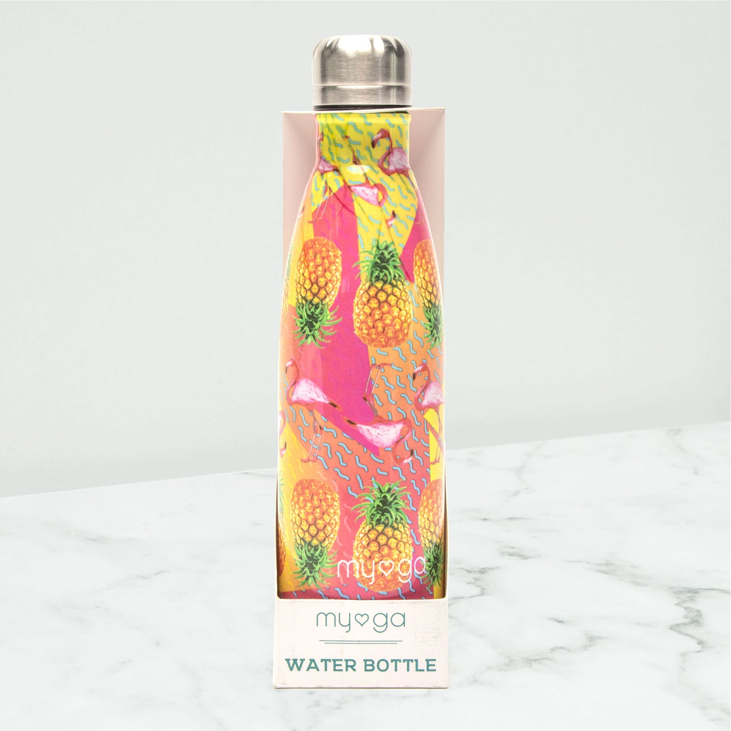 Metal Water Bottle 500ml - Tropical