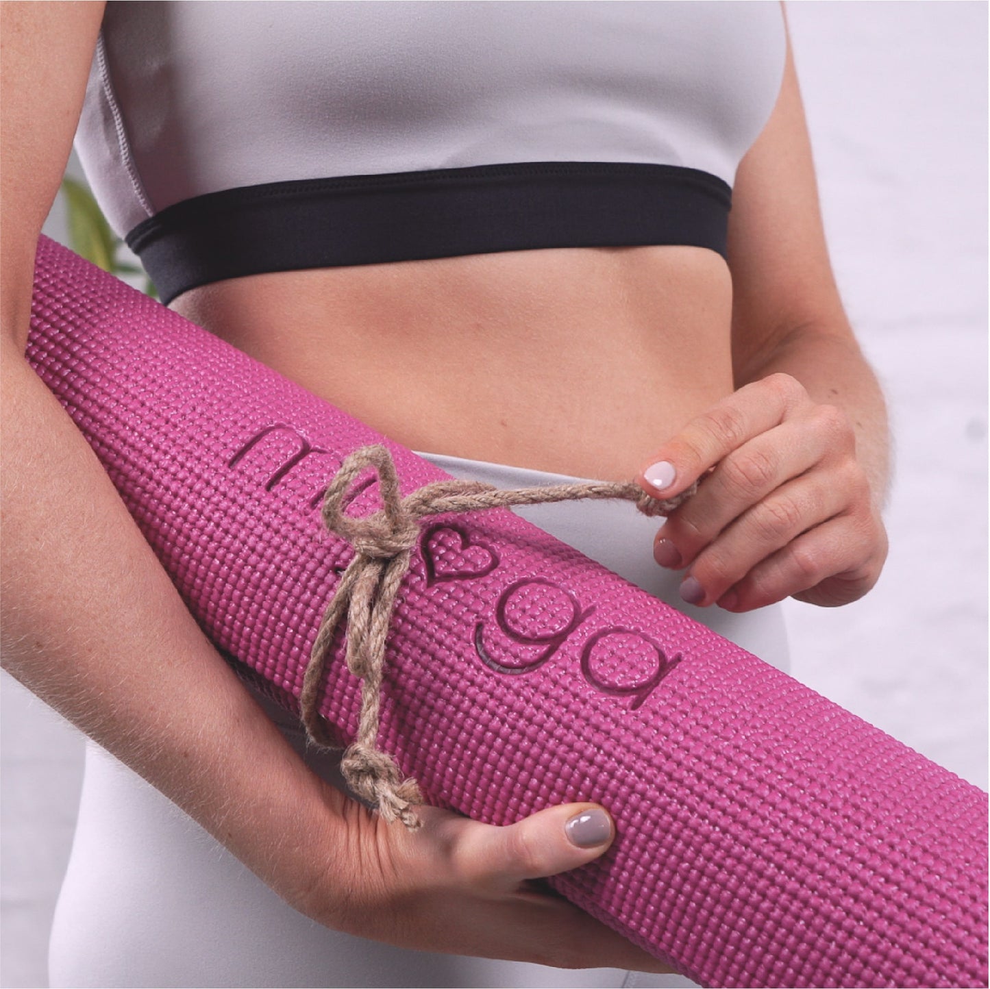 Yoga Mat - Plum - Non-Slip Exercise Mat for Yoga & Fitness