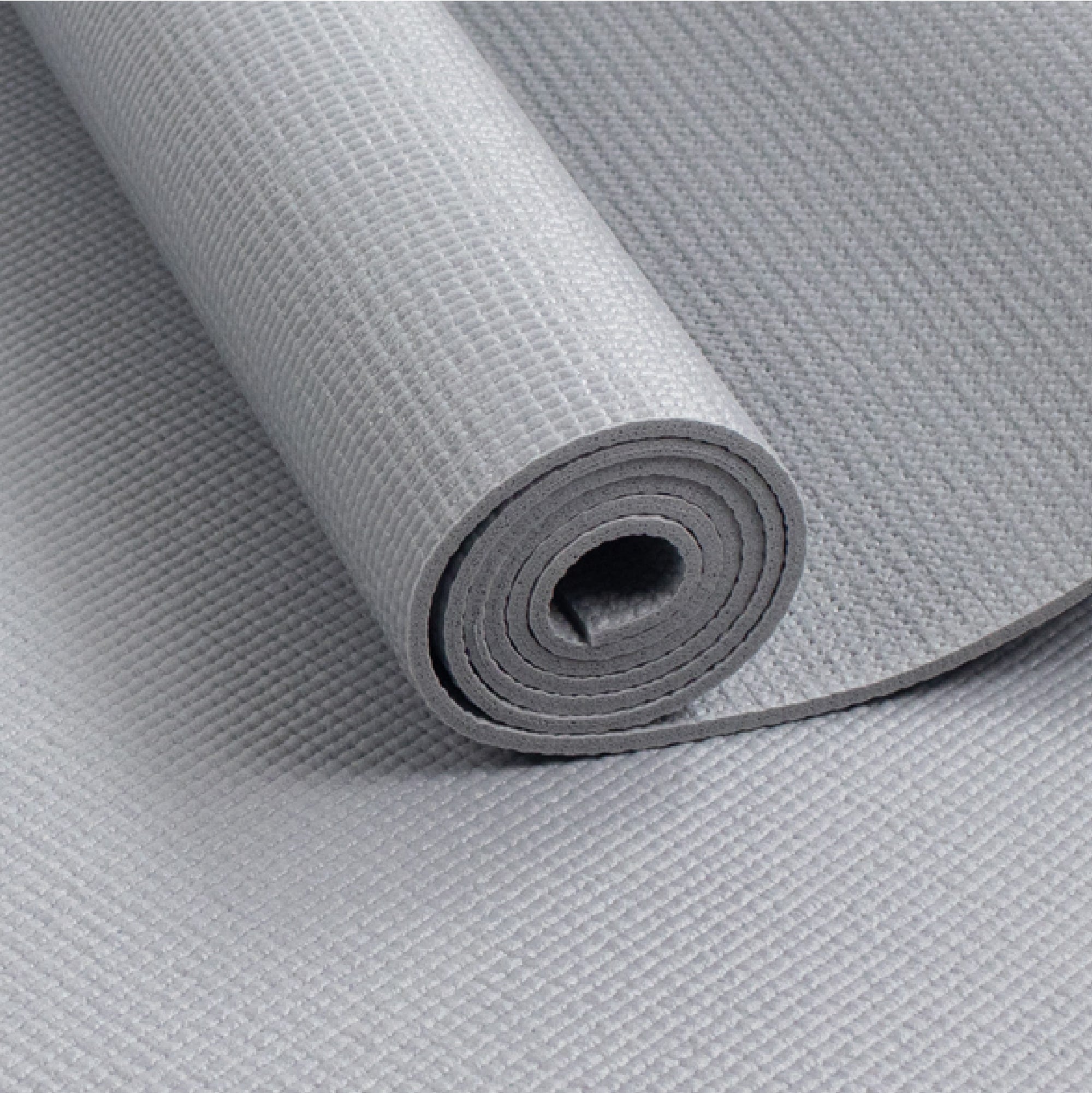 Yoga Mat Grey Non Slip Exercise Mat for Yoga Fitness www