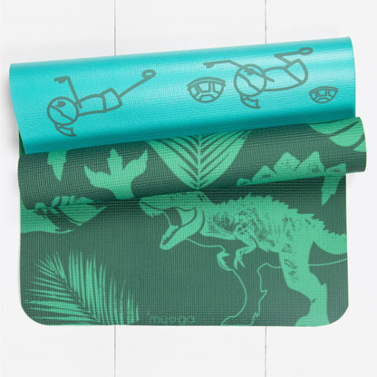 Jurassic Jungle Kids Yoga Mat