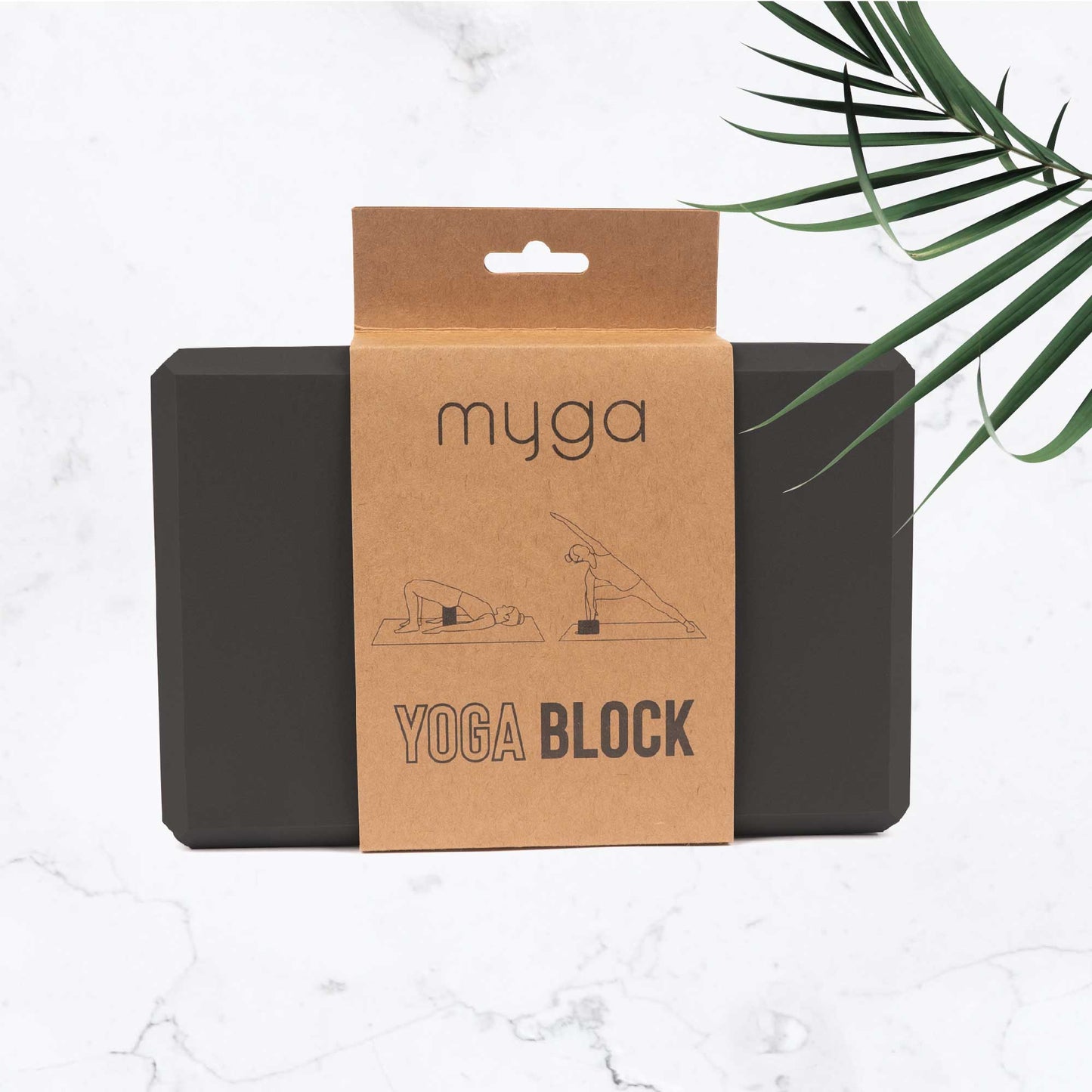 Foam Yoga Block - Black