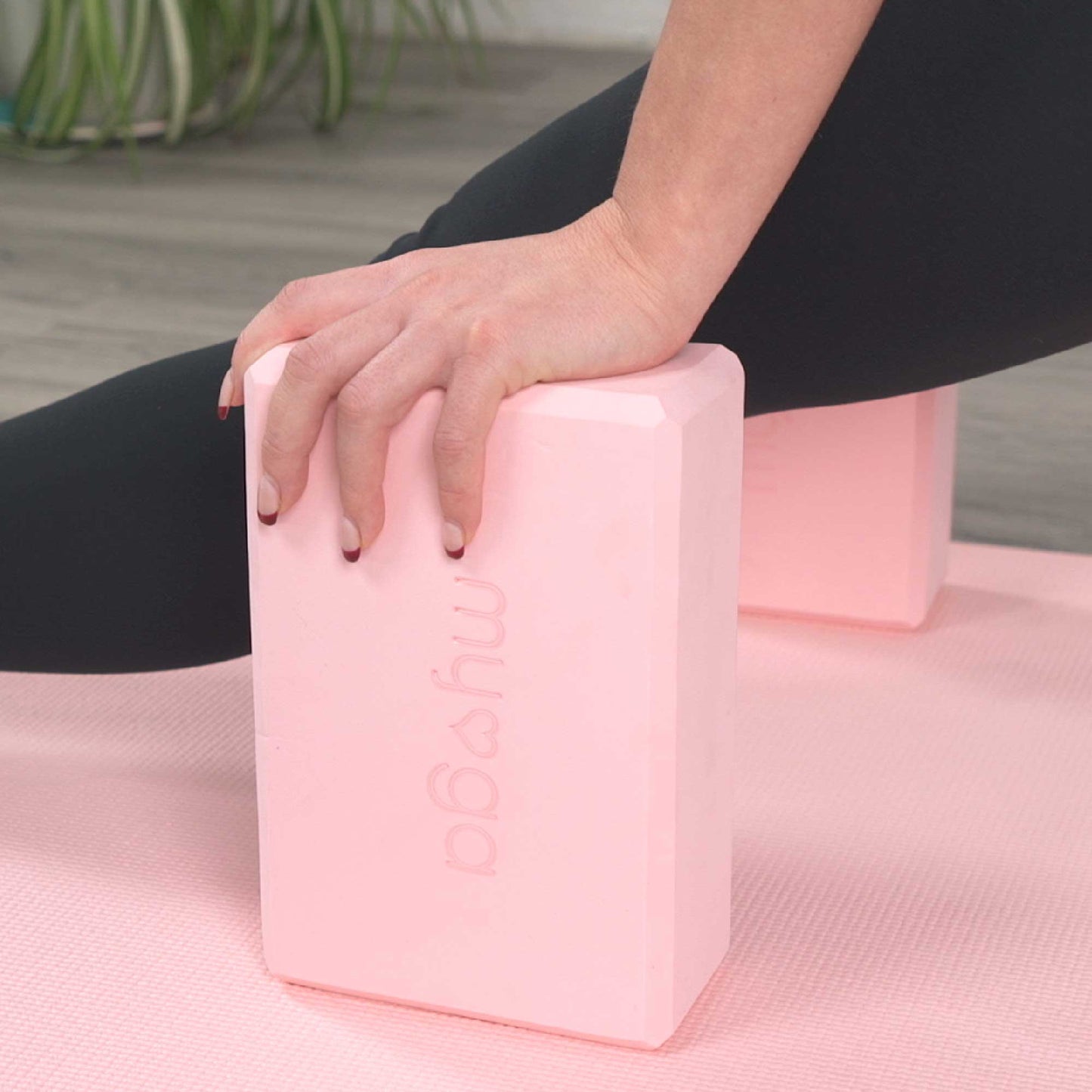 Foam Yoga Block - Dusty Pink