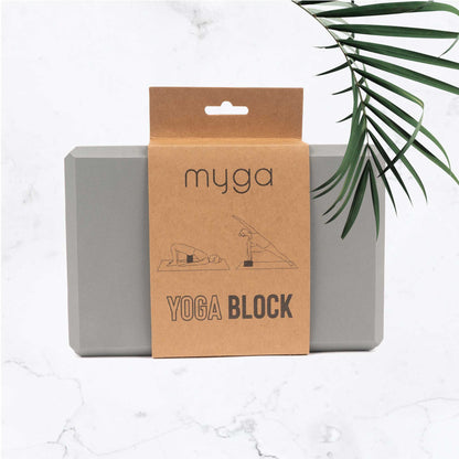 Foam Yoga Block - Grey