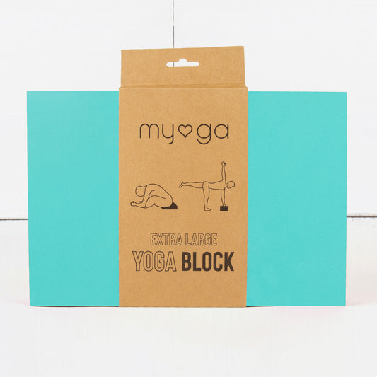 Extra Large Foam Yoga Block - Turquoise