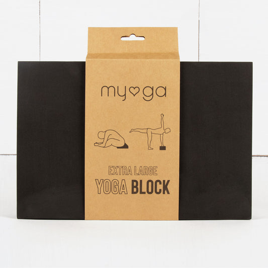 Extra Large Foam Yoga Block - Black
