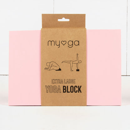 Extra Large Foam Yoga Block - Dusty Pink