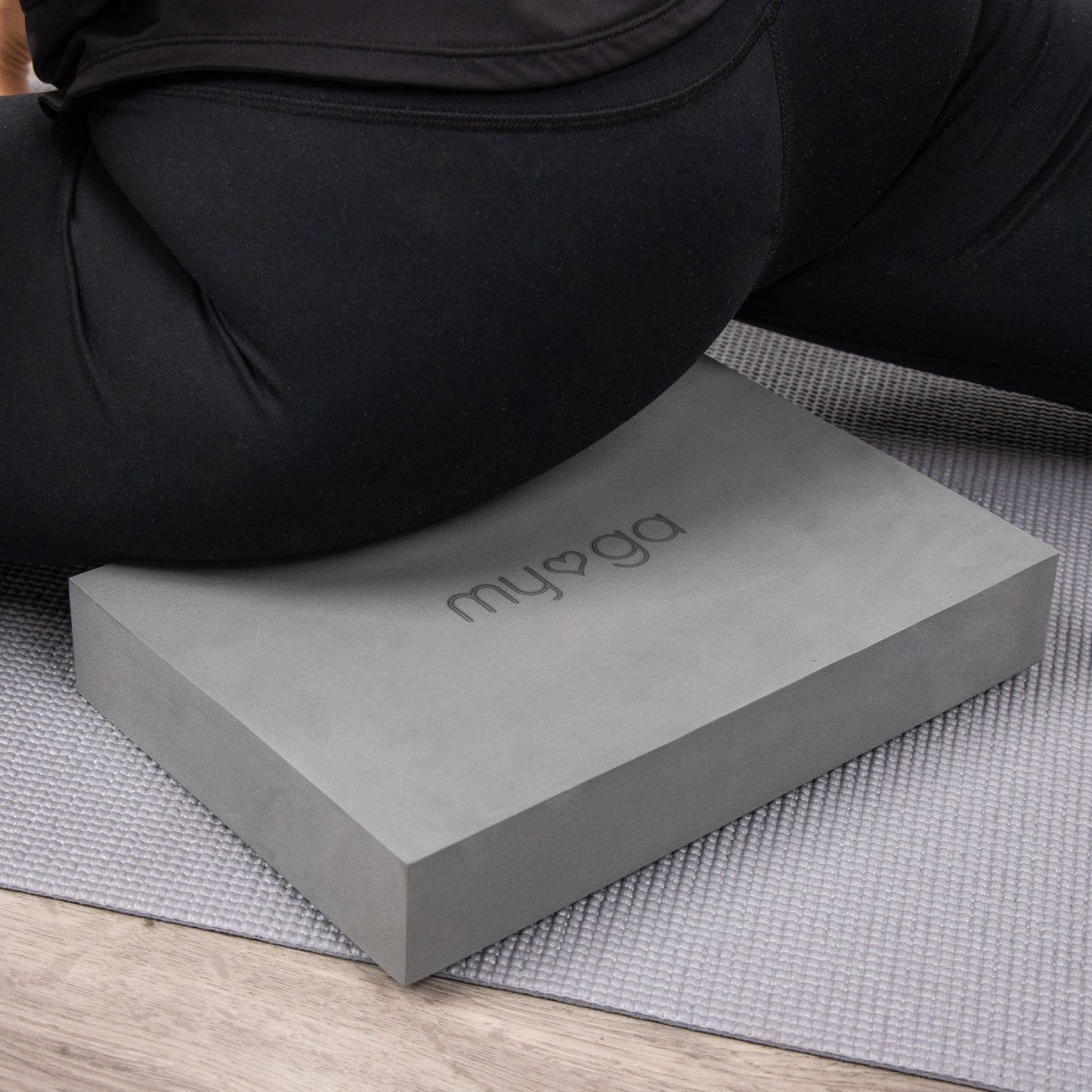 Extra Large Foam Yoga Block - Grey