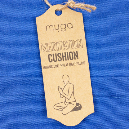 Zafu Meditation Cushion - Blue