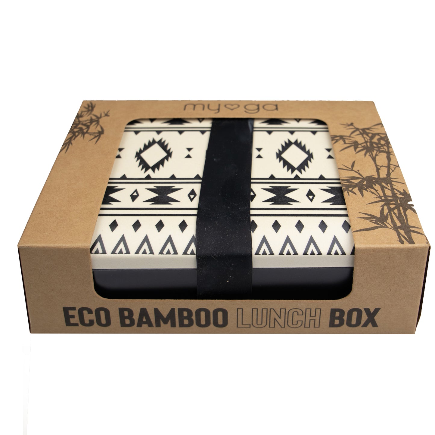 Reusable Bamboo Lunch Box - Aztec