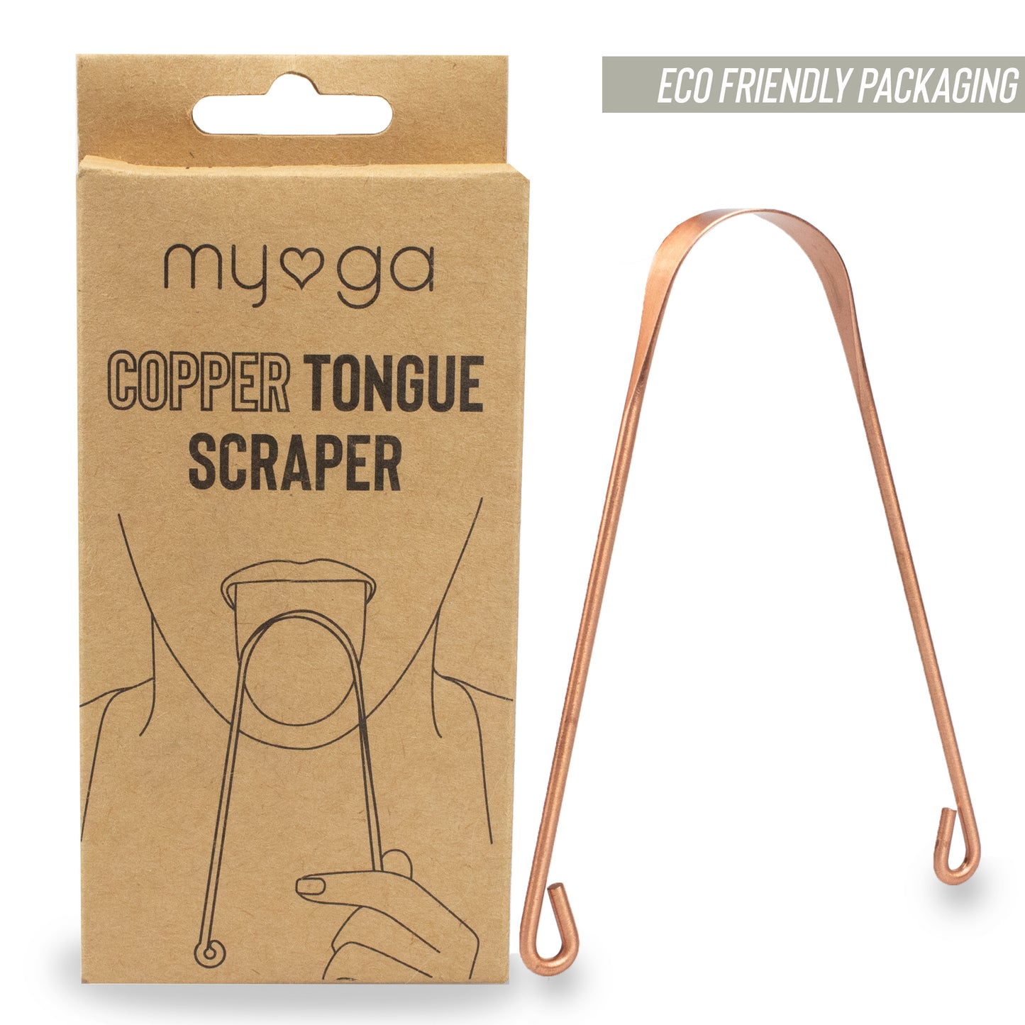 Copper Tongue Scraper Cleaner