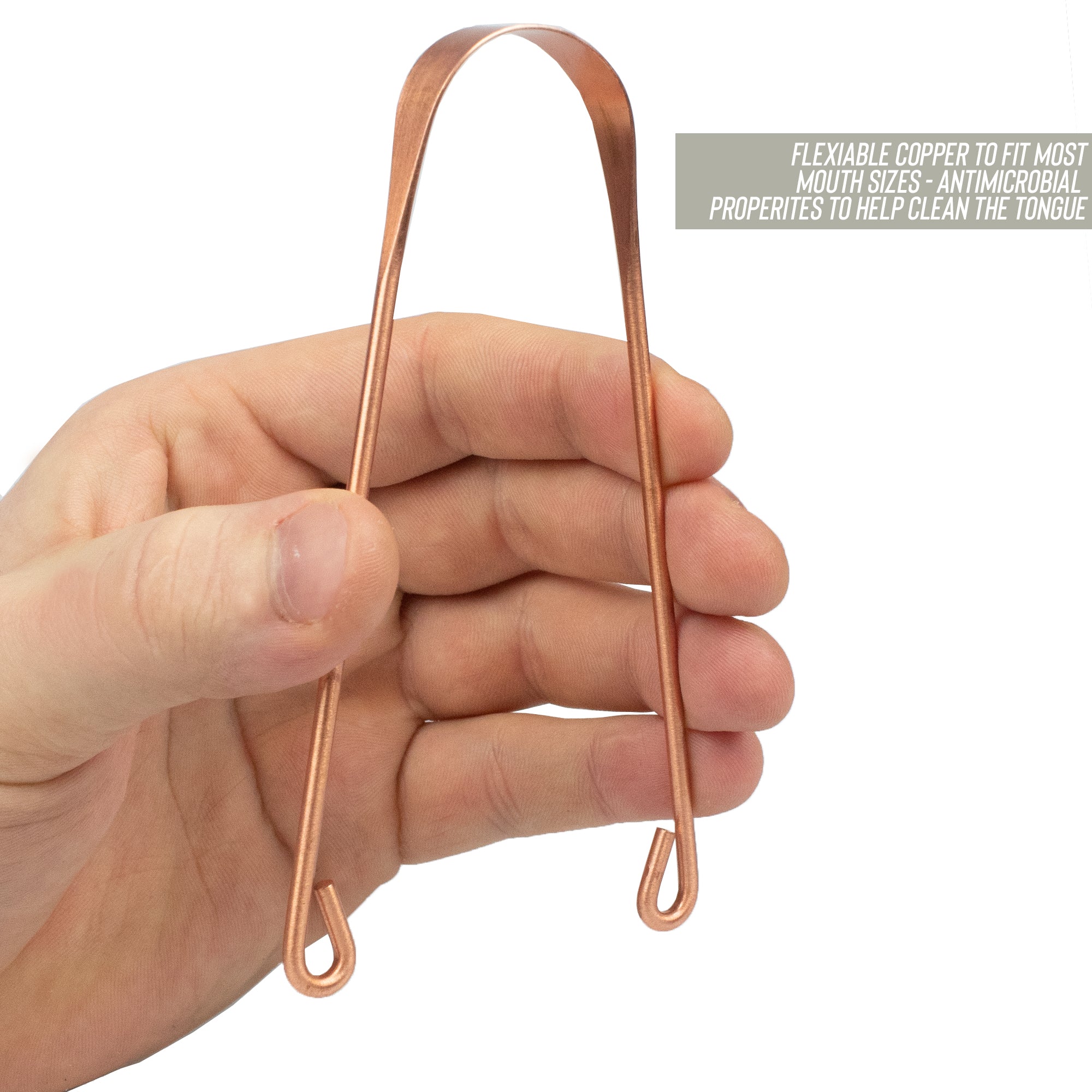 Copper shop tongue cleaner