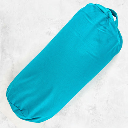 Buckwheat Support Bolster Pillow - Turquoise